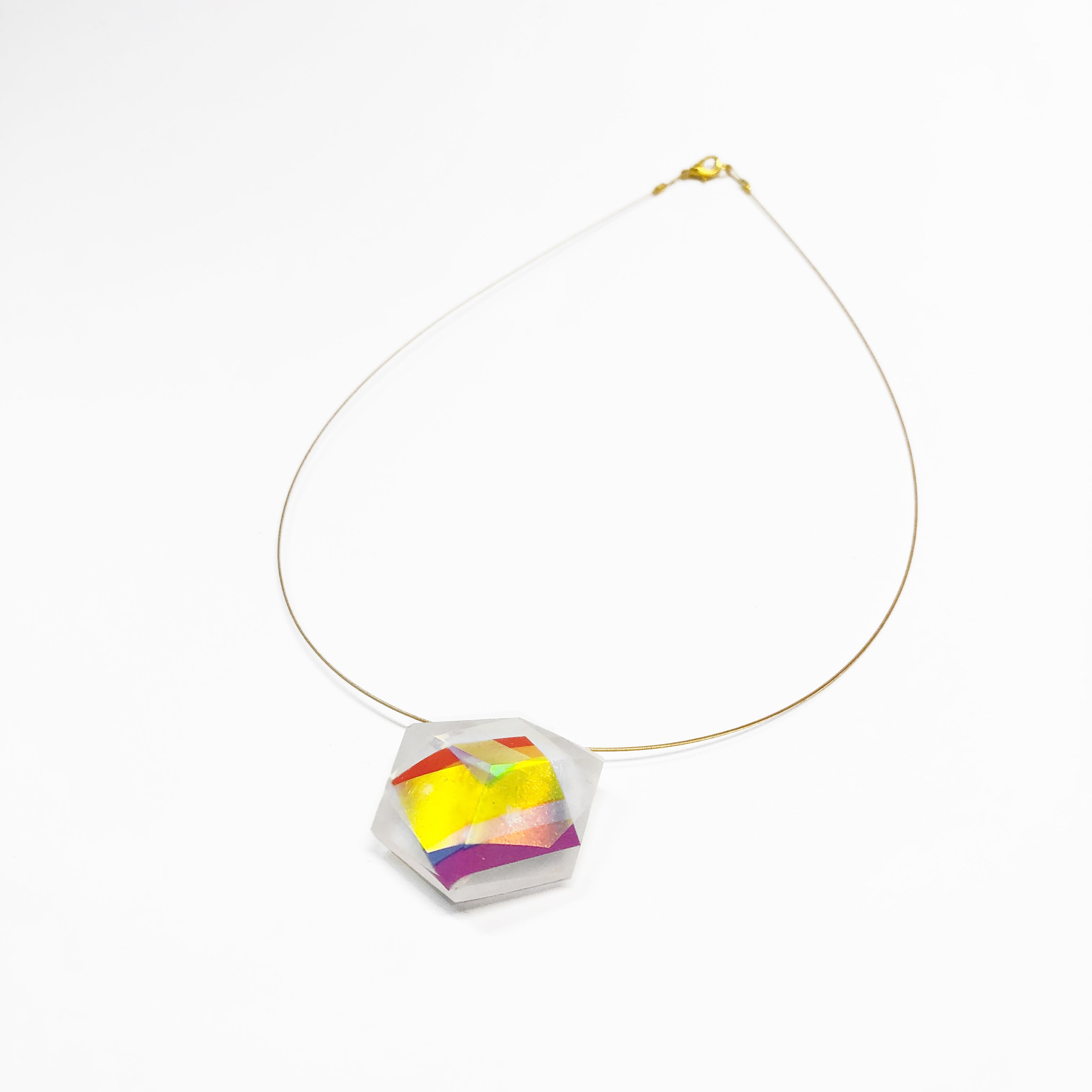 Kette Cube Wire "Pride" Gold