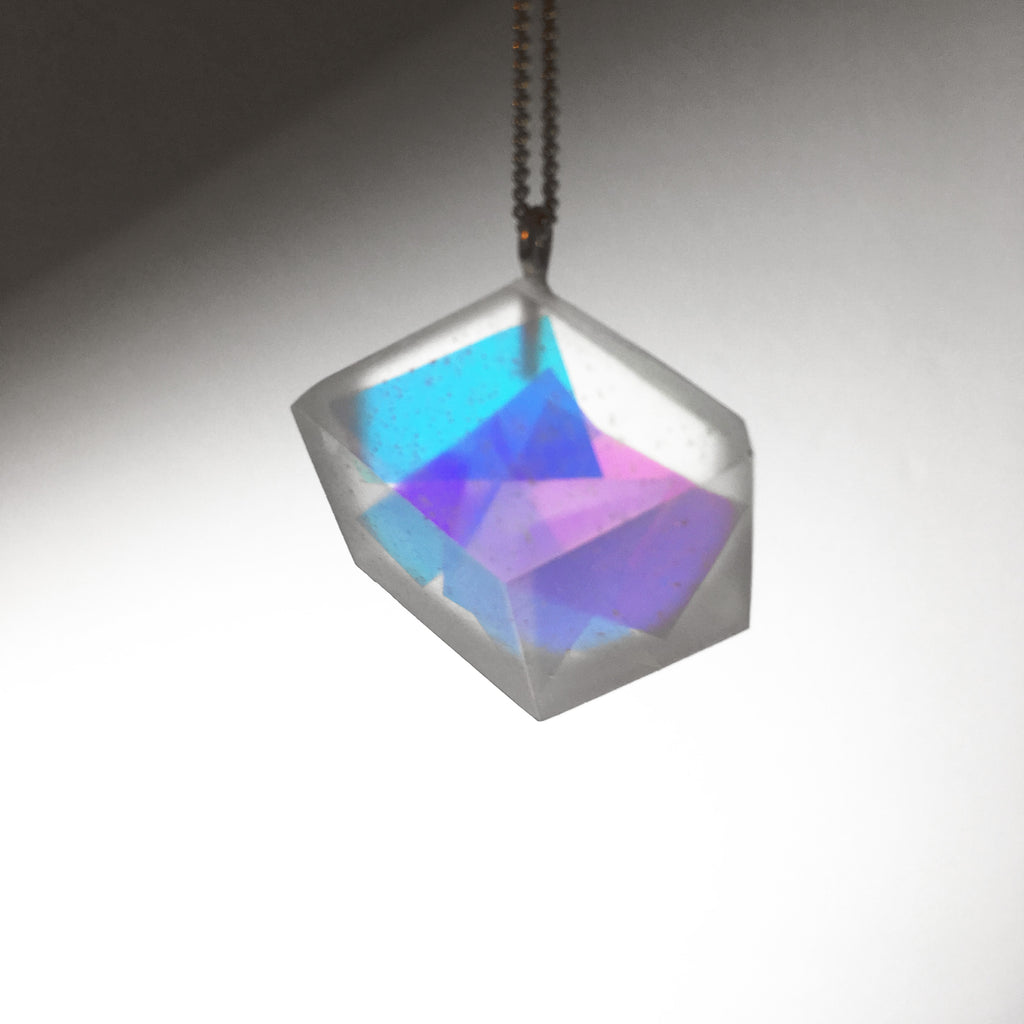 Kette lang Cube "Kaleidoskop" Gold