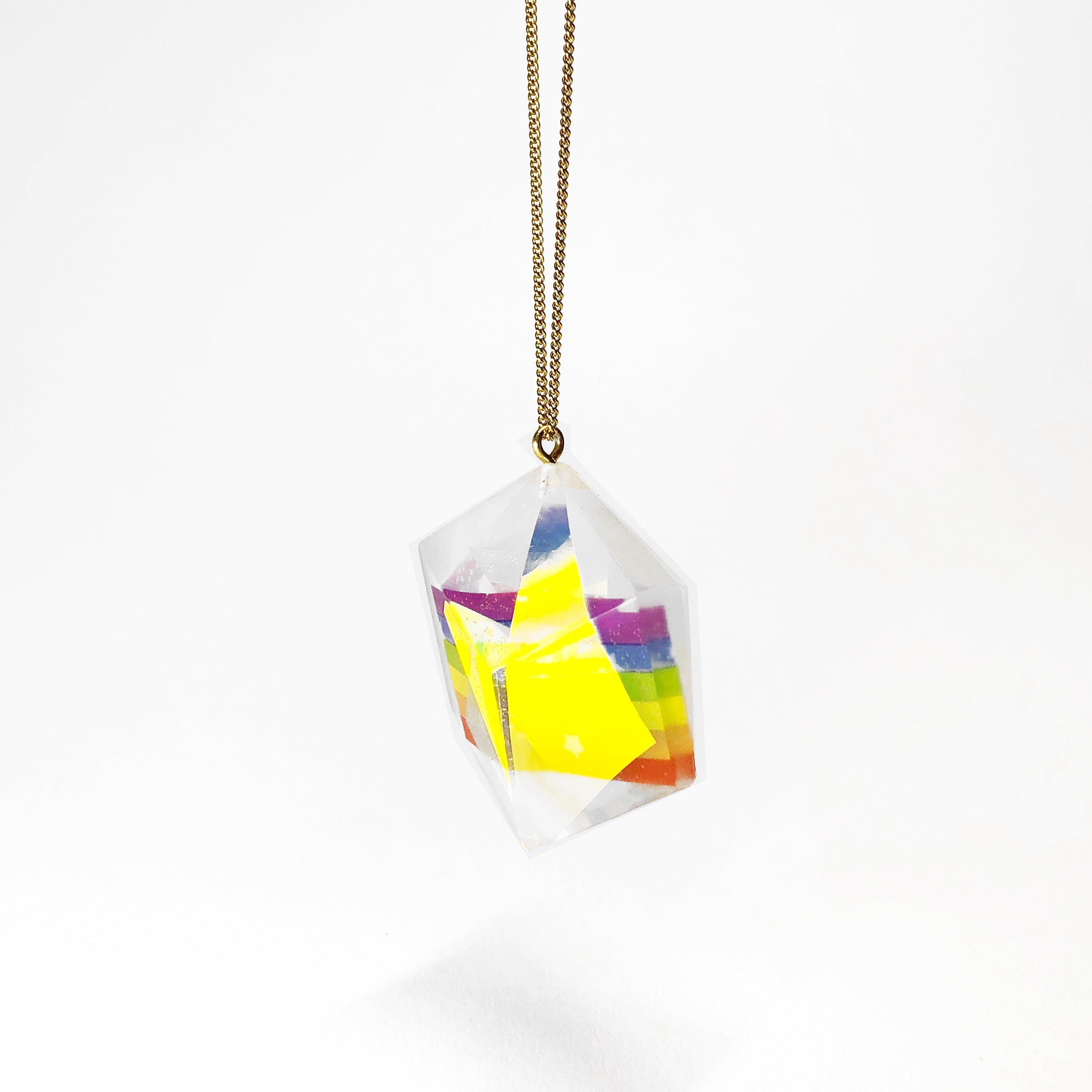 Kette lang Cube "Pride" Gold
