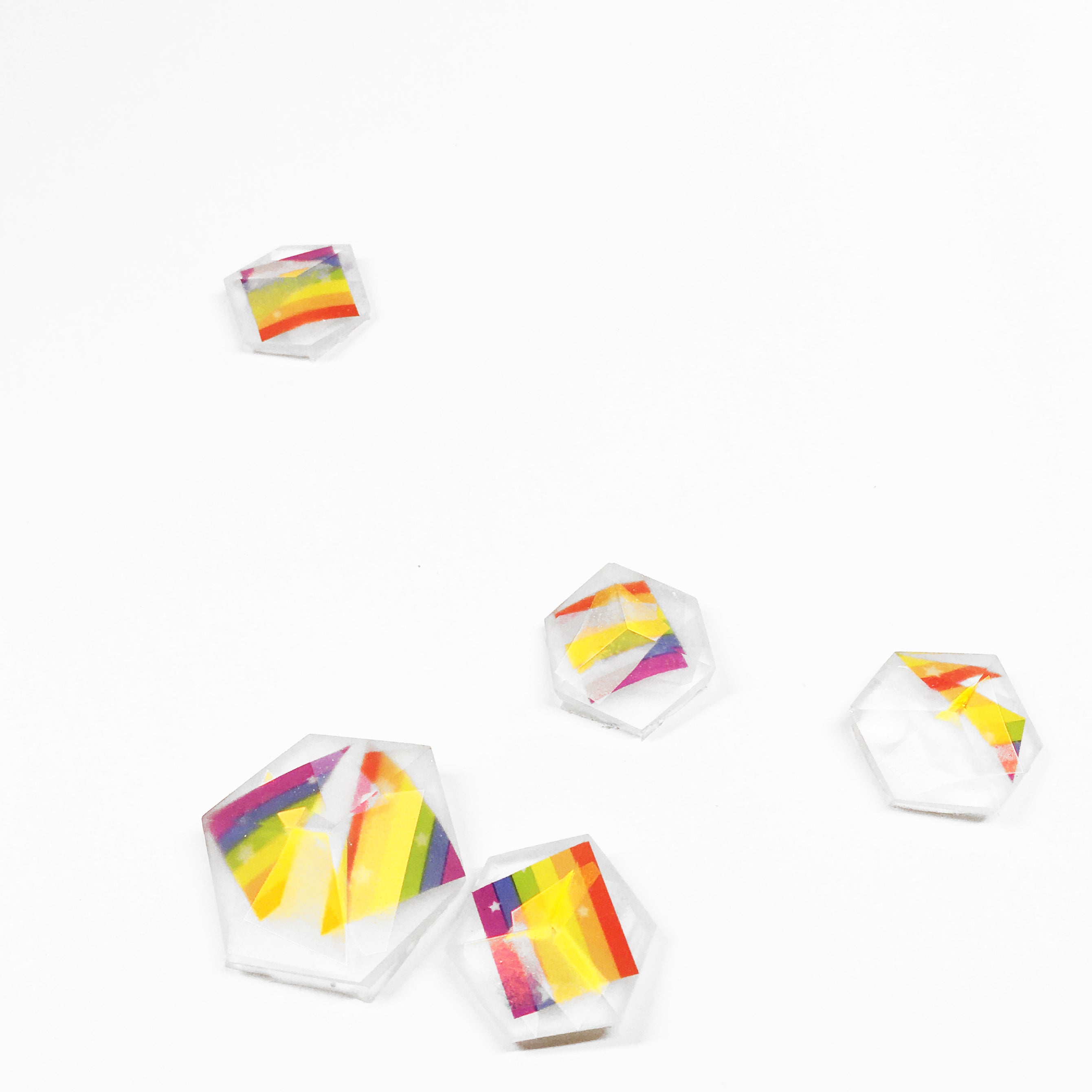 Kette lang Cube "Pride" Gold