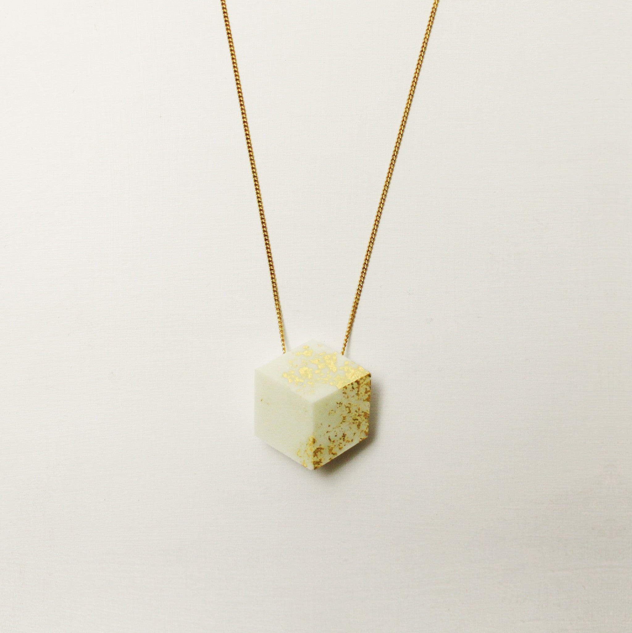 Kette lang Cube "Unikum" Glow/Gold