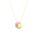 Kette lang Cube "Ambivalenz" Rosa
