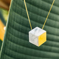 Kette lang Cube "Ambivalenz" Marmor