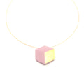 Kette Cube Wire "Ambivalenz" Rosa