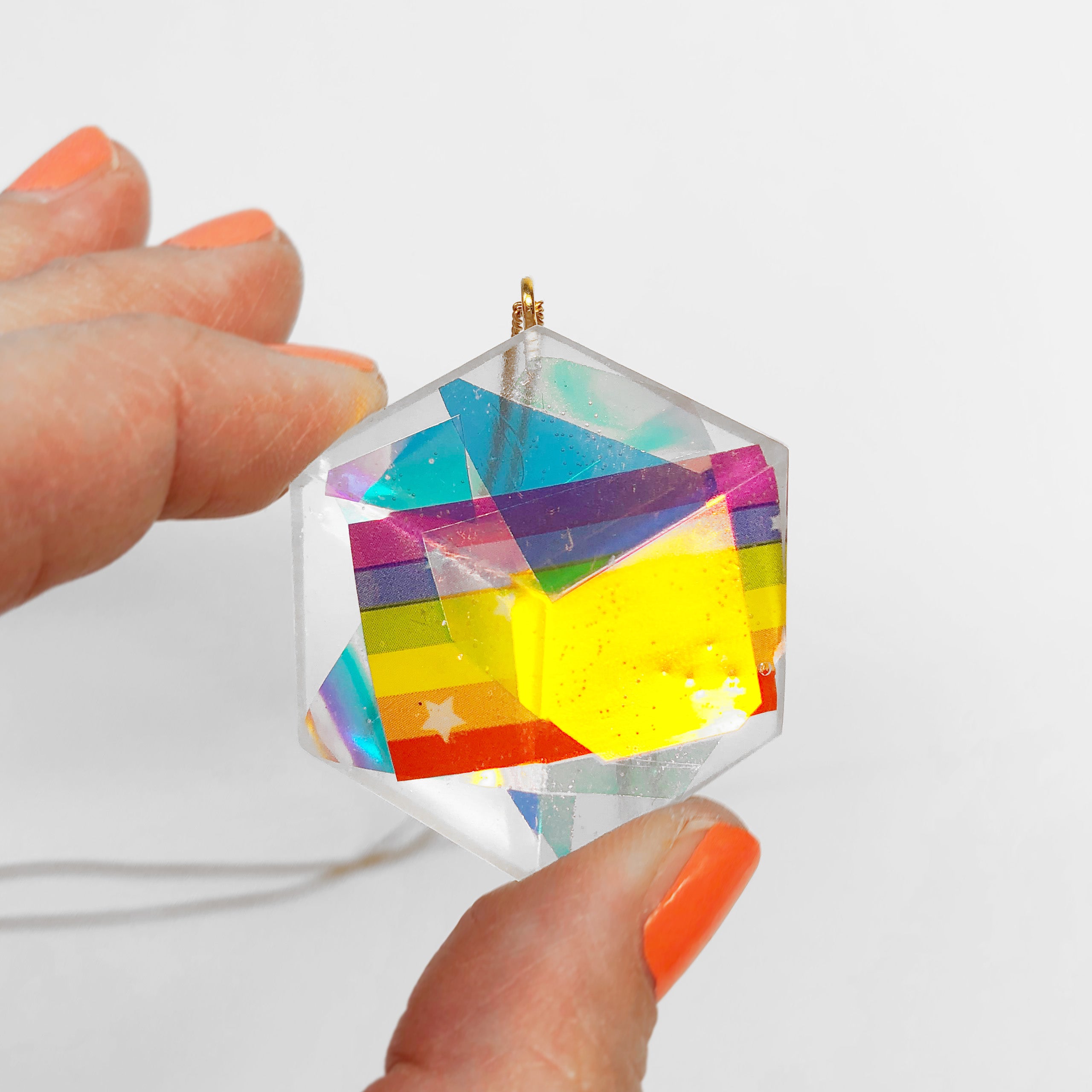 Kette lang Cube "BIG Pride" Gold