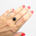 Ring Cube "Purismus" small Schwarz