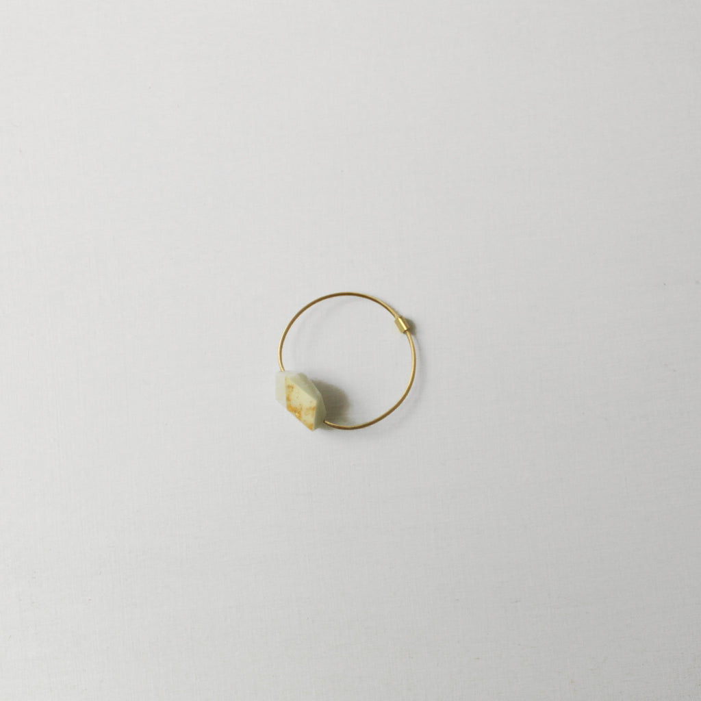 Ring Cube "Unikum" small Glow-Gold