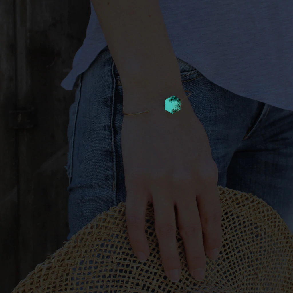 Armband Cube offen "Unikum" Glow