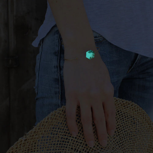 Armband Cube offen "Unikum" Glow