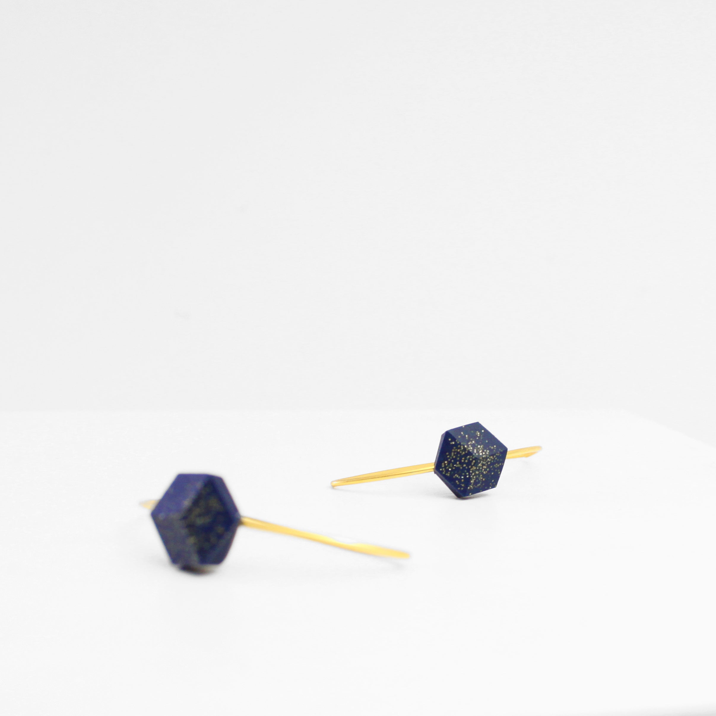 Ohrhänger Halbmond Cube "Galaxie" small