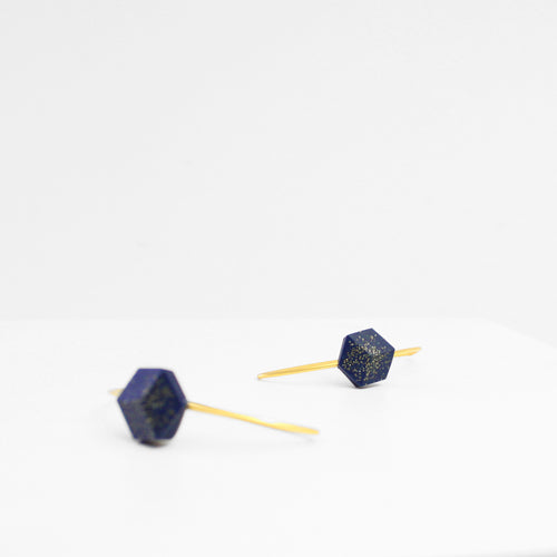 Ohrhänger Halbmond Cube "Galaxie" small