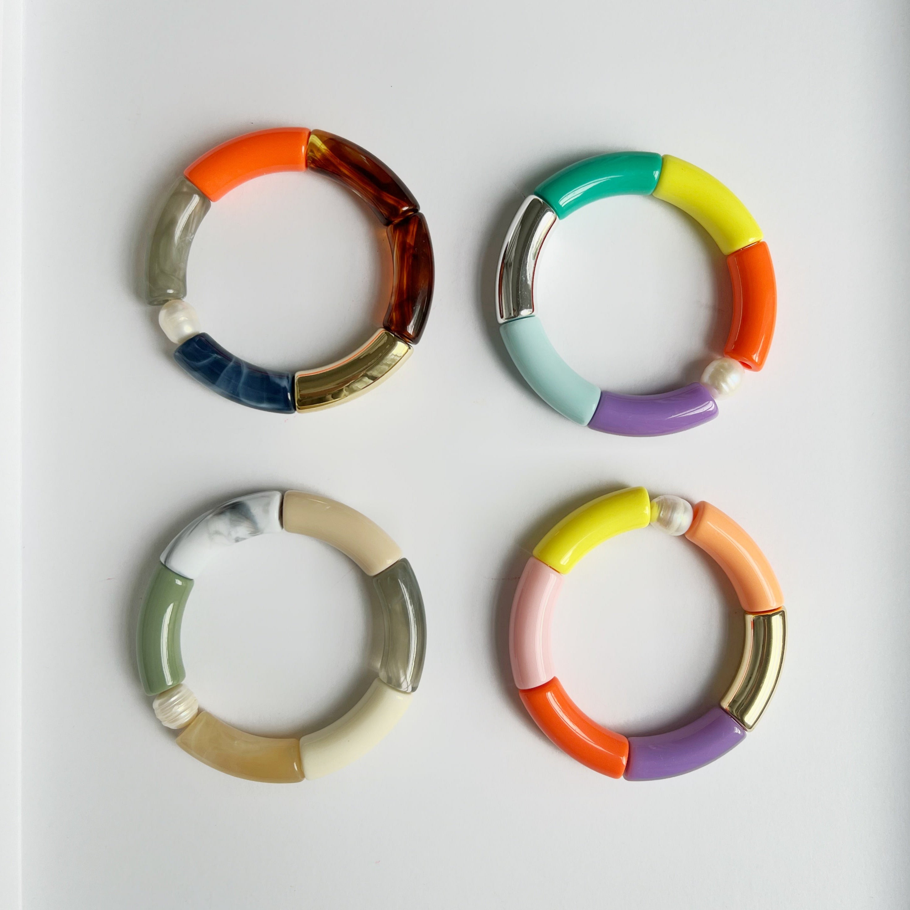 Armband elastisch Acryl
