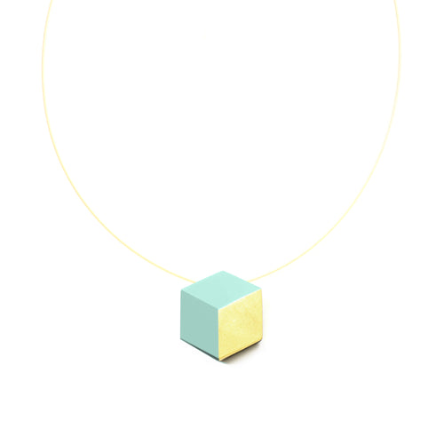 Kette Cube Wire "Ambivalenz" Mint