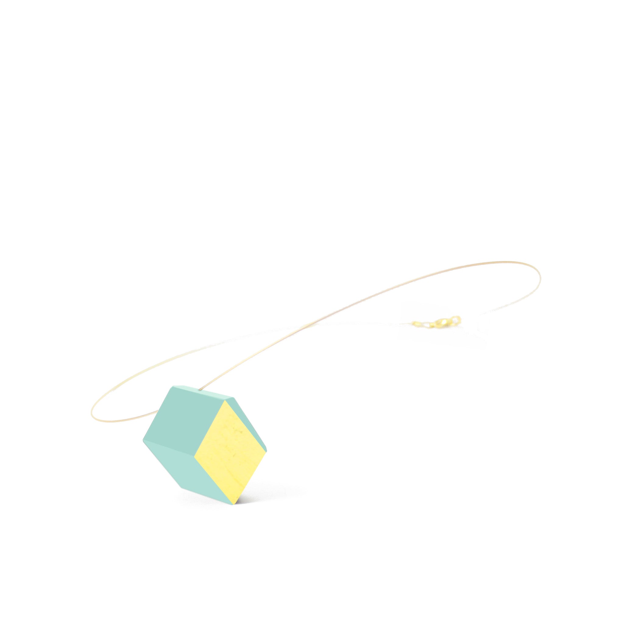 Kette Cube Wire "Ambivalenz" Mint