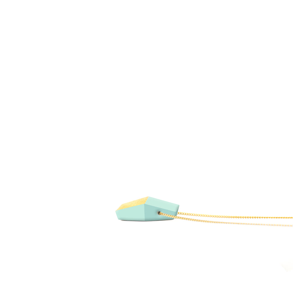 Kette lang Cube "Ambivalenz" Mint