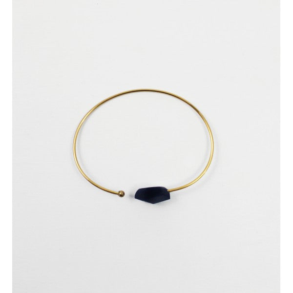Armband Cube offen "Galaxie" Dunkelblau