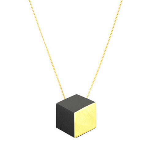Kette lang Cube "Ambivalenz" Schwarz
