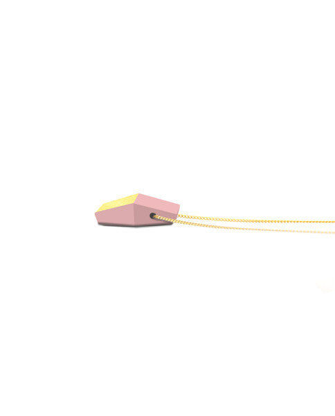 Kette lang Cube "Ambivalenz" Rosa