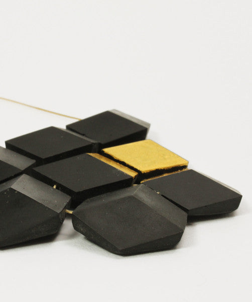 Kette Cube Collier "Ambivalenz" Schwarz