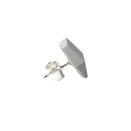 Ohrstecker Cube "Ambivalenz" Grau/Gold small