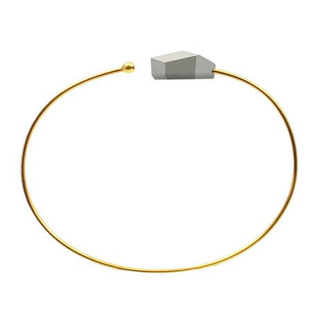 Armband Cube offen "Ambivalenz" Grau