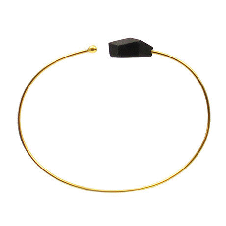 Armband Cube offen "Ambivalenz" Schwarz