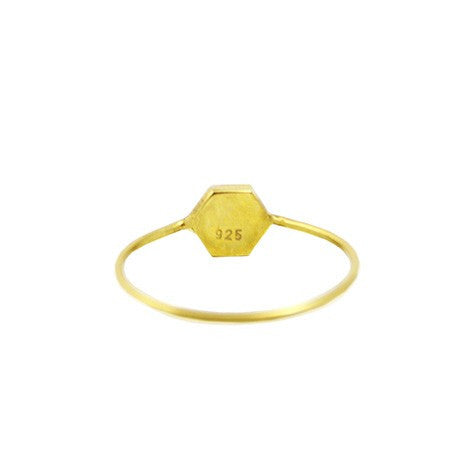 Ring Cube "Klimax" mini Gold
