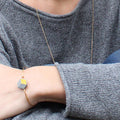 Armband Cube offen "Ambivalenz" Grau