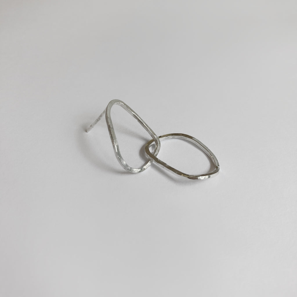 Ohrhänger „Wabi-Sabi“ Silber
