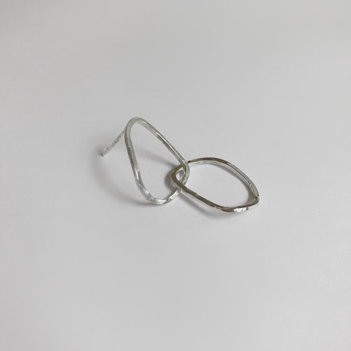 Ohrhänger „Wabi-Sabi“ Silber