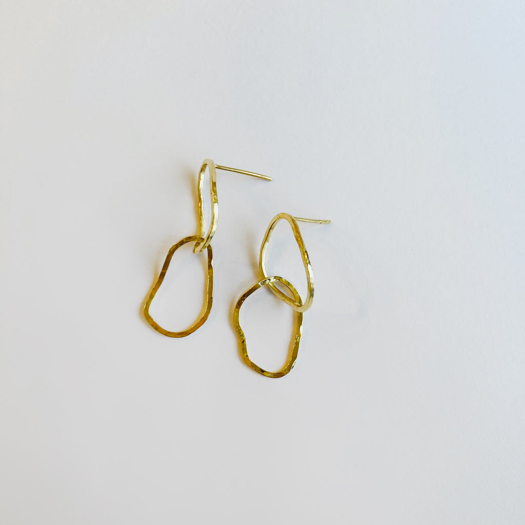 Ohrhänger „Wabi-Sabi“ Gold