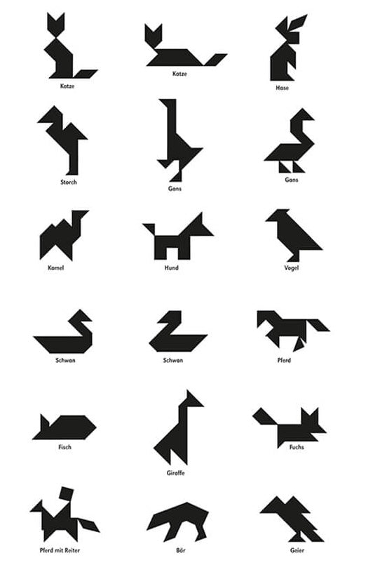 Ohrhänger „Tangram“