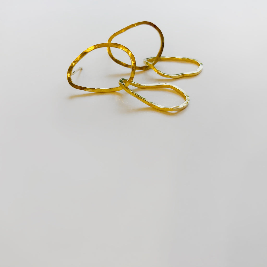 Ohrhänger „Wabi-Sabi“ Gold