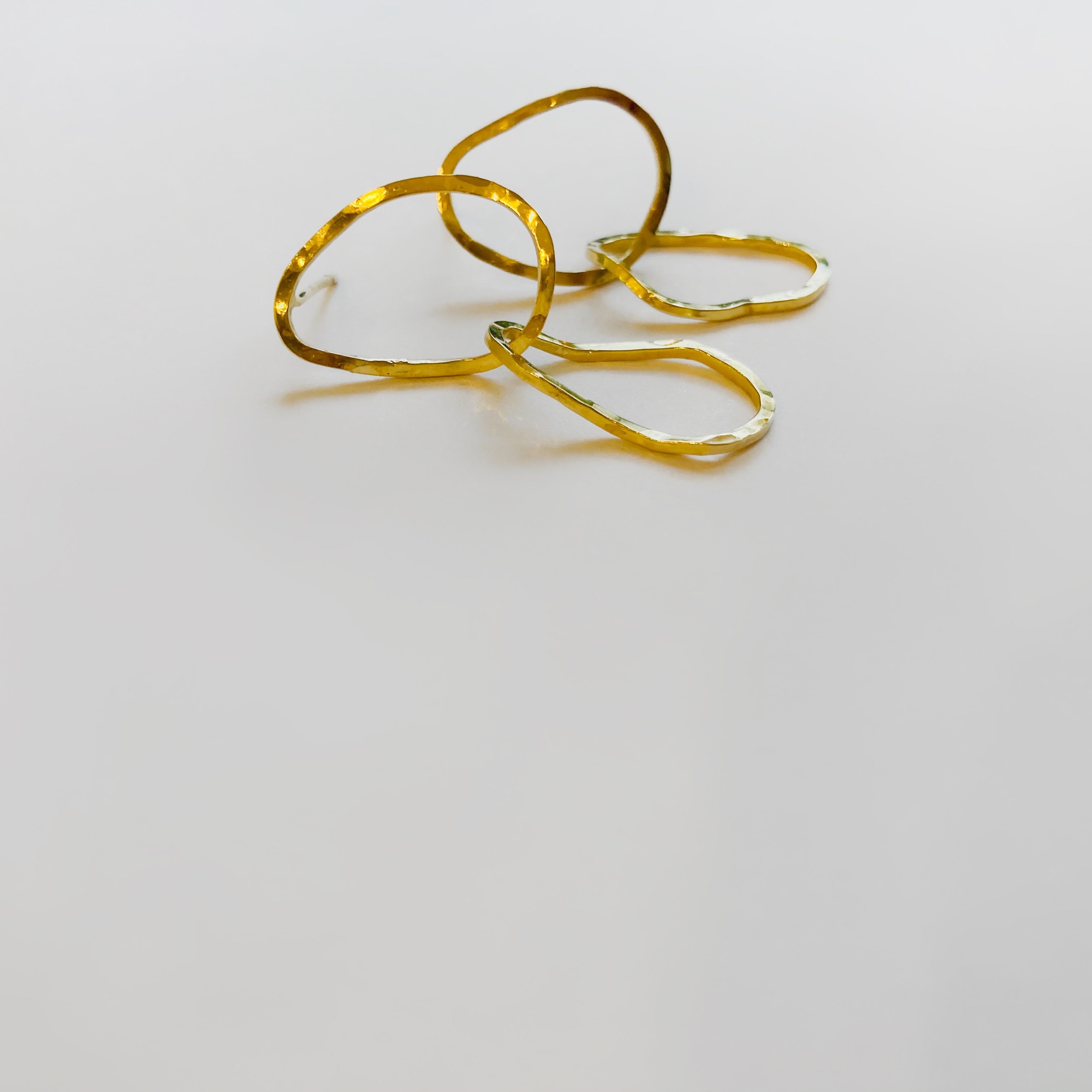 Ohrhänger „Wabi-Sabi“ Gold
