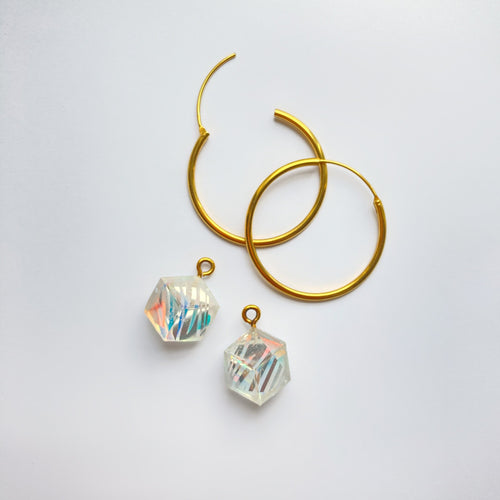 Kreole Cube "Kaleidoskop Zebra" Gold midi