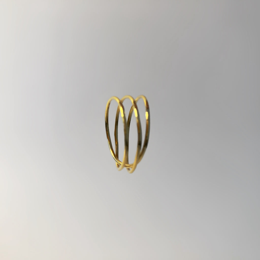 Ring „Loop 3“ Gold/Silber