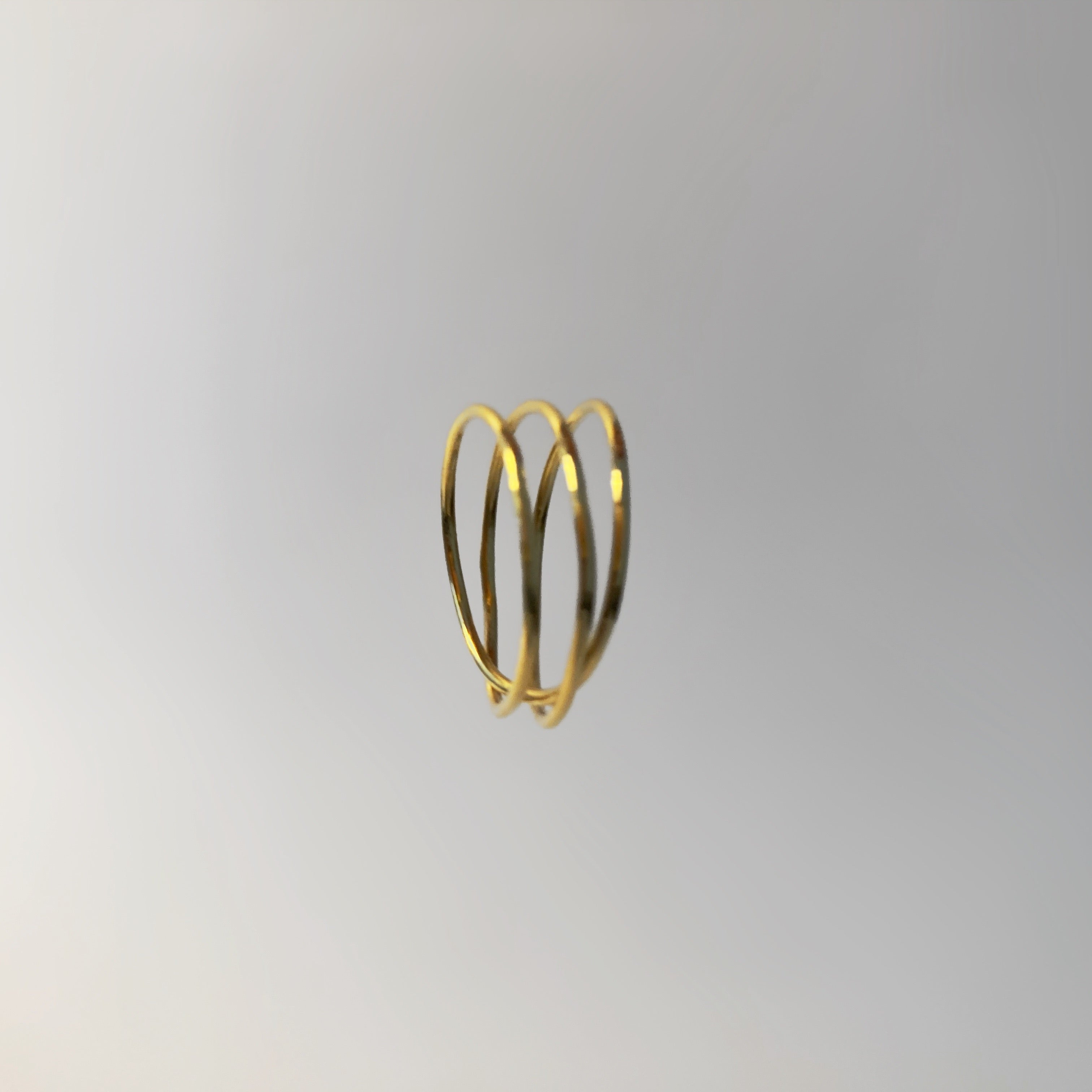 Ring „Loop 3“ Gold/Silber