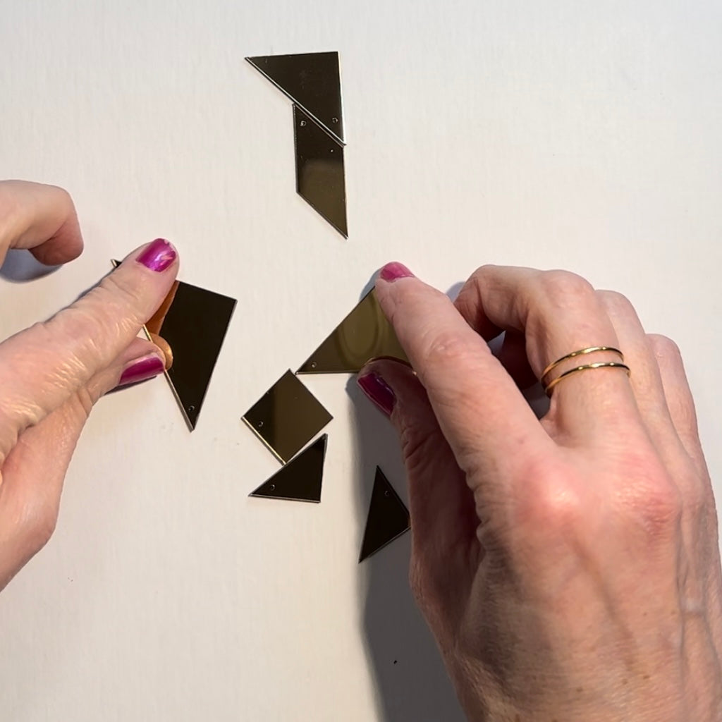Ohrhänger „Tangram“