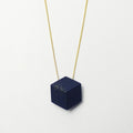 Kette lang Cube "Galaxie" Dunkelblau