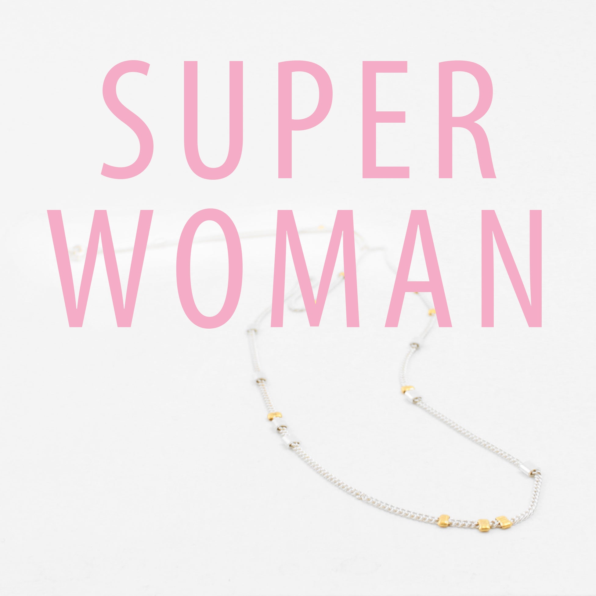 Kette Morsecode "Superwoman"