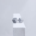 Ohrstecker Cube "Purismus" Grau small